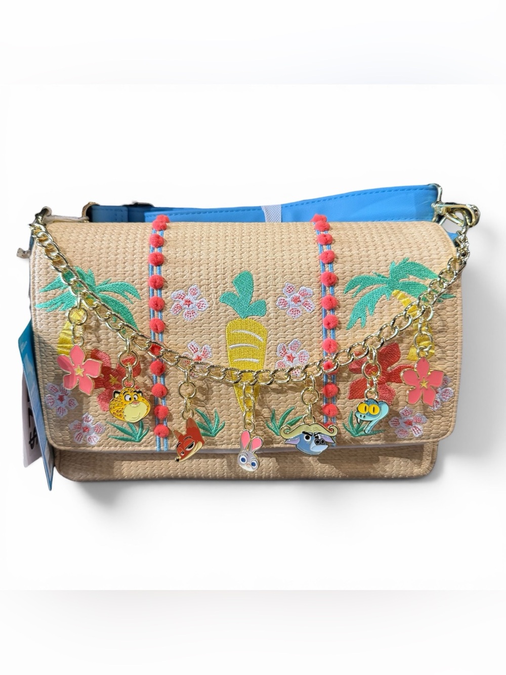 Loungefly Disney Zootopia 2 Charm Crossbody Bag